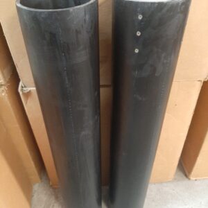6" tube 36" long <br>4 1/2" plug