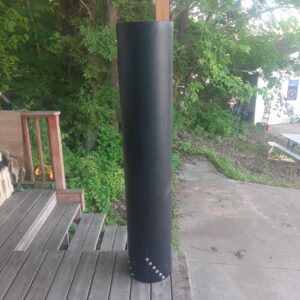 12" SDR32.5 tube 68" long. <br>10 end grain plug