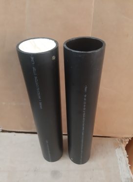 3″ SDR17 tube 18″ long 1 1/2″ plug