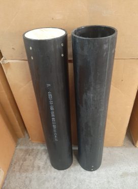 5″ SDR21 tube 30″ long 3″ plug