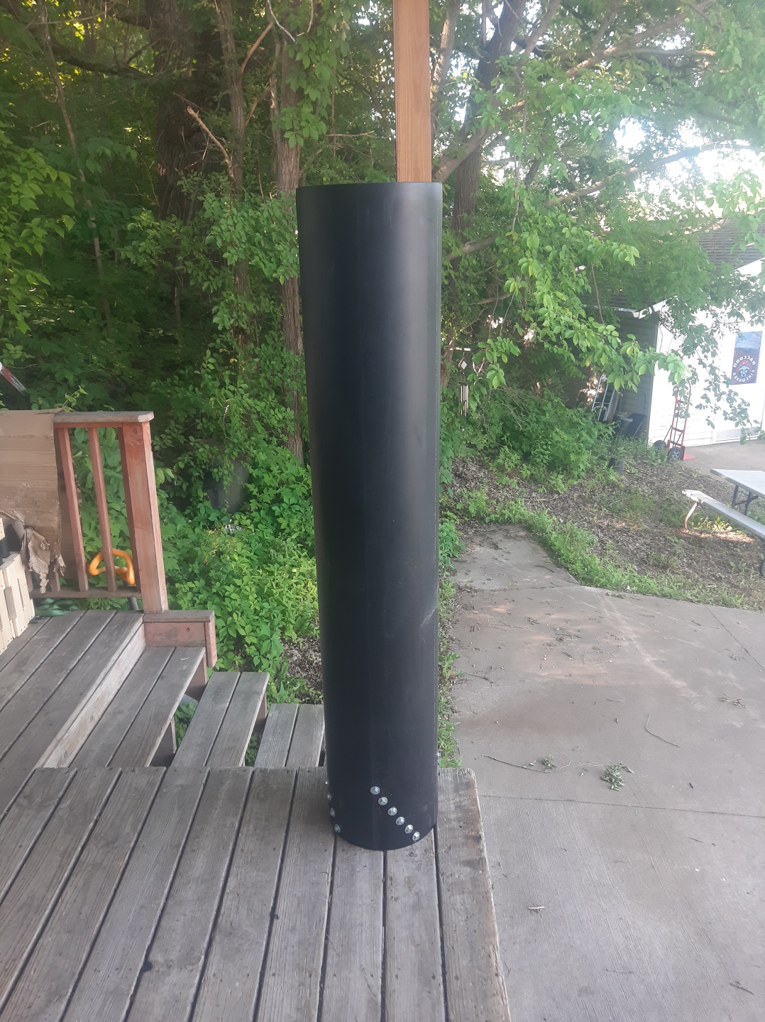 12" SDR32.5 tube 68" long. <br>10 end grain plug